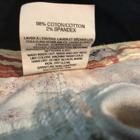 SIMON CHANG sz12 womens cotton pants, denim cut & feel. Never worn. - Picture 6 of 9